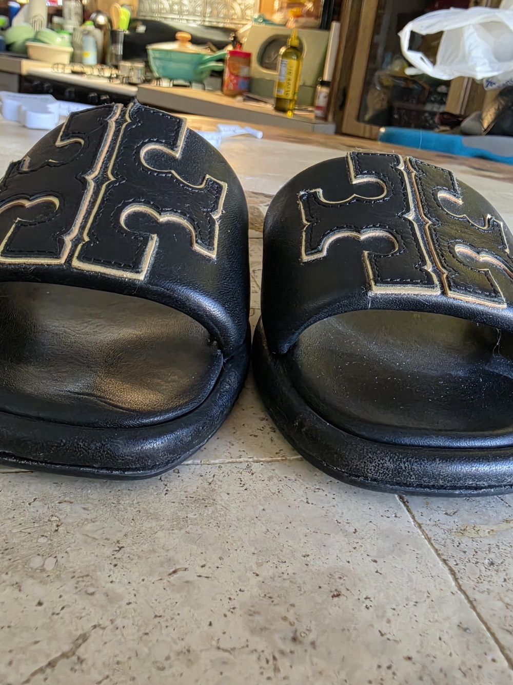 Tory Burch Women's Double T Sport Slides - Picture 13 of 14